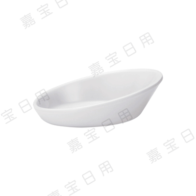 B571 ?3"斜口橢圓小料碟