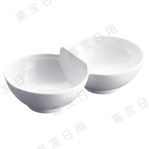 D077 ?8″雙色雙胞胎碗