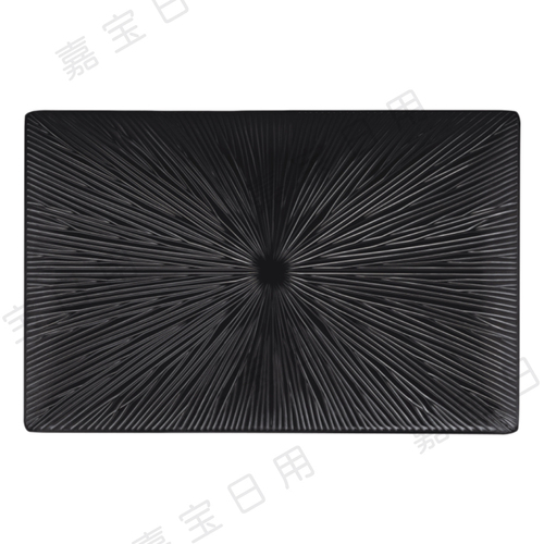 B435 ?16.9″太陽條紋長(zhǎng)碟（光面、底部磨砂）